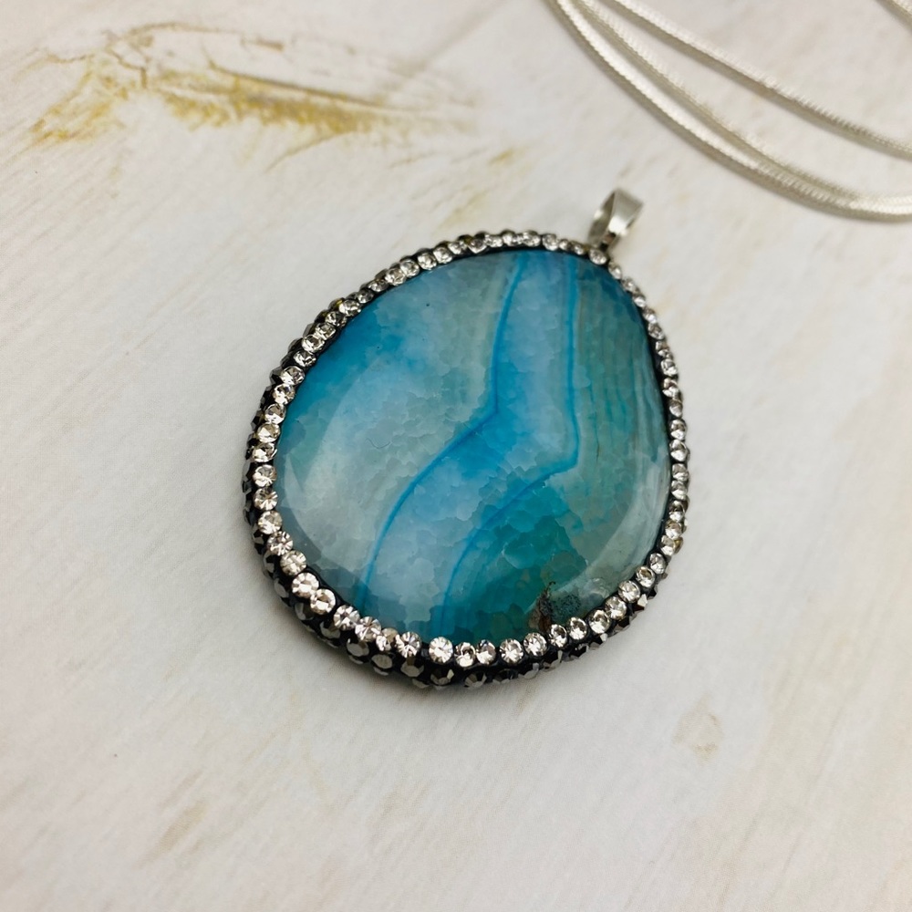 🐬Beautiful Pendent Larimar 🐳 - Picture 4 of 11